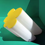 Настольная дизайнерская лампа Poltronova Passiflora Yellow Table Lamp варинант исполнения - 6 | Loft Concept в Липецке