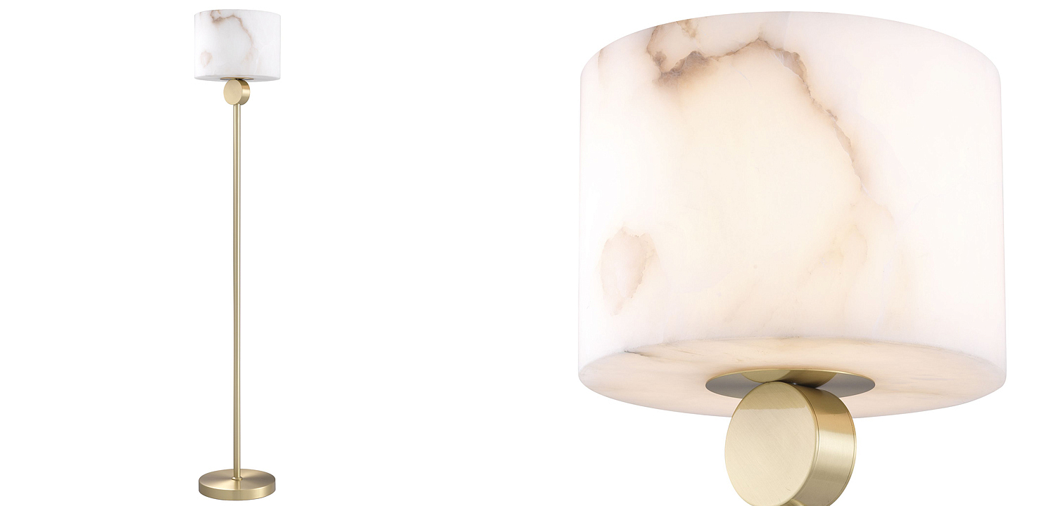 Торшер Eichholtz Floor Lamp Etruscan Brass Торшер Eichholtz Floor Lamp Etruscan Brass - Loft-Concept в Липецке
