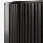 Черный приставной стол с местом для хранения Smart Textured Table варинант исполнения - 3 | Loft Concept в Липецке