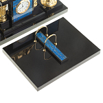 Настольный письменный набор из лазурита с декором в виде льва Golden Lion варинант исполнения - 3 | Loft Concept в Липецке