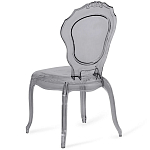 Прозрачный стул серый LOUIS GHOST CHAIR Grey варинант исполнения - 7 | Loft Concept в Липецке