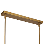 Люстра линейная полукруглой формы Wooden Horseshoe варинант исполнения - 5 | Loft Concept в Липецке