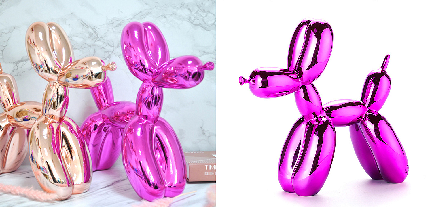 Статуэтка Jeff Koons Balloon Dog fuchsia Статуэтка Jeff Koons Balloon Dog fuchsia - Loft-Concept в Липецке