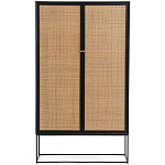 Шкаф с 2-мя дверцами из ротанга ручной работы Fuse Wicker Furniture варинант исполнения - 2 | Loft Concept в Липецке