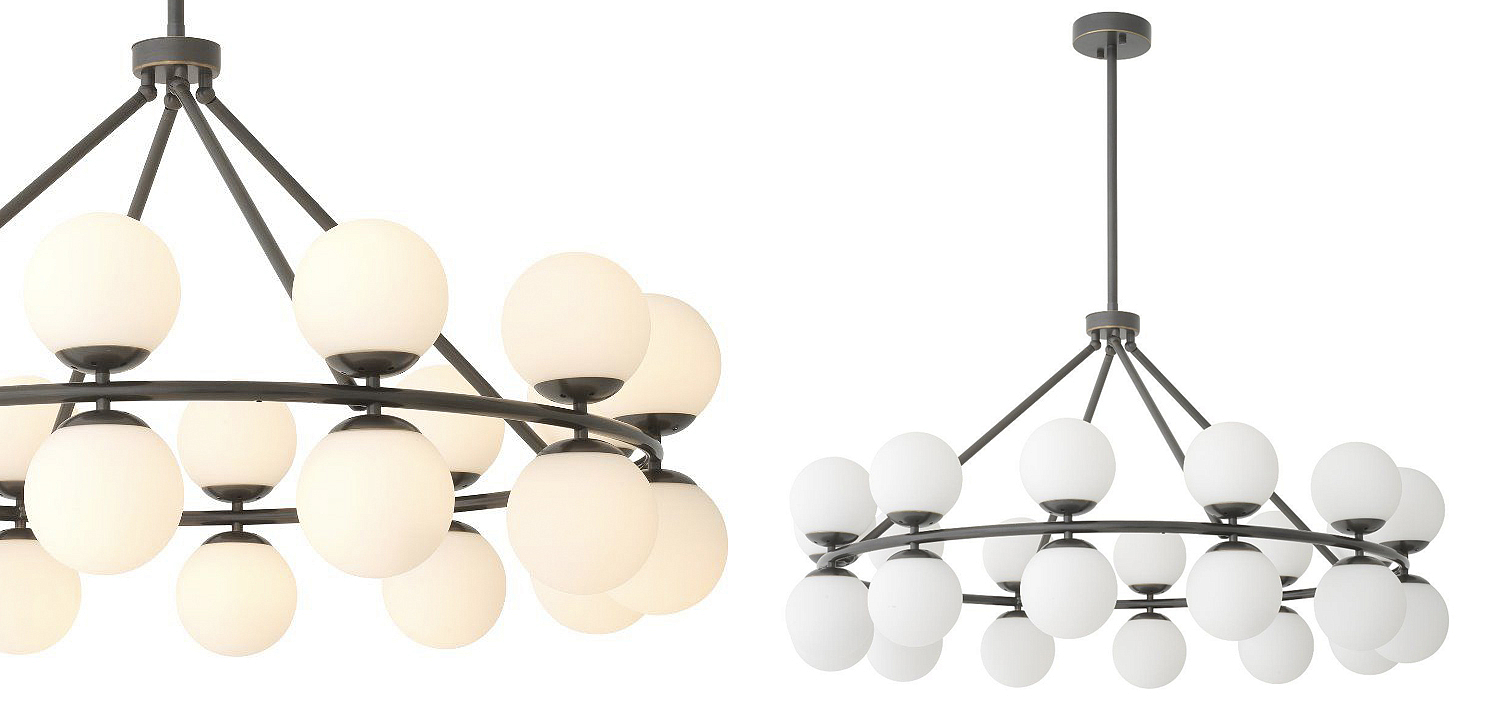 Люстра Eichholtz Chandelier Hutchinson Bronze Люстра Eichholtz Chandelier Hutchinson Bronze - Loft-Concept в Липецке