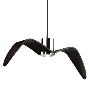Подвесной светильник Seagull Chrome черный