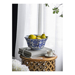 Чаша белая с синим цветочным узором Chino Dishes варинант исполнения - 2 | Loft Concept в Липецке