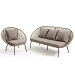 Садовое кресло Аcapulco Grey Chair варинант исполнения - 6 | Loft Concept в Липецке