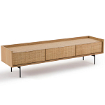 ТВ-тумба с плетеным декором Buckley Wicker TV Stand варинант исполнения - 2 | Loft Concept в Липецке