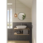 Зеркало круглое с асимметрией Light Reflection варинант исполнения - 2 | Loft Concept в Липецке