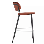 Стул барный с широкой полукруглой спинкой Chair Smooth Shapes варинант исполнения - 2 | Loft Concept в Липецке