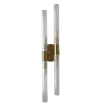 Бра с двумя цилиндрическими матовыми плафонами на круглом основании Delta Light варинант исполнения - 1 | Loft Concept в Липецке