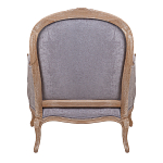 Кресло Ava Classical Armchair brown and grey velour варинант исполнения - 3 | Loft Concept в Липецке