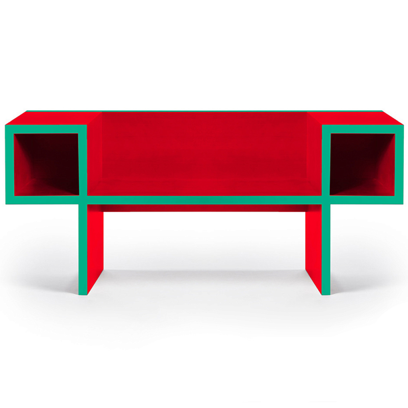 Дизайнерская разноцветная скамья Poltronova Canton Bench Мульти Красный Зеленый Оранжевый Синий Дизайнерская разноцветная скамья Poltronova Canton Bench Мульти Красный Зеленый Оранжевый Синий в Липецке | Loft Concept