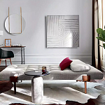 Дизайнерский журнальный стол с чёрной круглой столешницей Visanyp варинант исполнения - 2 | Loft Concept в Липецке