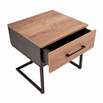 Тумба прикроватная с ящиком в стиле лофт Urban Style Space варинант исполнения - 2 | Loft Concept в Липецке