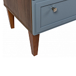 Комод серый из массива бука с 3-мя ящиками Wenge Light варинант исполнения - 4 | Loft Concept в Липецке