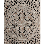 Шкаф с орнаментом ручная резьба из дерева Indian Antique Furniture  варинант исполнения - 1 | Loft Concept в Липецке