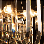 Бра цвета никель с изогнутыми хрустальными элементами Radiant Ribbons варинант исполнения - 7 | Loft Concept в Липецке