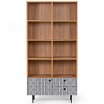 Широкий стеллаж с принтом Elise Rack варинант исполнения - 4 | Loft Concept в Липецке