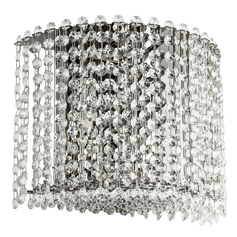 Бра с хрустальными подвесками хром Crystal Art Chrome Wall Lamp Хром Прозрачный Бра с хрустальными подвесками хром Crystal Art Chrome Wall Lamp Хром Прозрачный в Липецке | Loft Concept