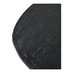 Столик кофейный черного цвета с овальной столешницей и круглым основанием Black Dalmen Table варинант исполнения - 7 | Loft Concept в Липецке