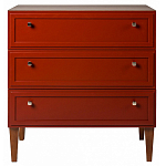 Комод красный из массива бука с 3-мя ящиками Wenge Light варинант исполнения - 2 | Loft Concept в Липецке