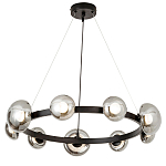 Светодиодная кольцевая люстра IONA Сhandelier black варинант исполнения - 2 | Loft Concept в Липецке