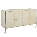 Комод бежевый на прозрачных боковых ножках Stingray Beige Dresser варинант исполнения - 1 | Loft Concept в Липецке