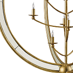 Люстра круглая с состаренными зеркальными элементами на корпусе Sample of Purity варинант исполнения - 1 | Loft Concept в Липецке