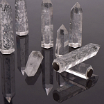 Люстра с двумя кольцами черного цвета с хрустальными элементами QUARTZ CRYSTAL варинант исполнения - 13 | Loft Concept в Липецке