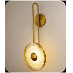 Бра бронзовое с прозрачным стеклянным плафоном Suspension варинант исполнения - 1 | Loft Concept в Липецке