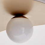 Люстра круглая с 2-мя металлическими абажурами Andromeda варинант исполнения - 3 | Loft Concept в Липецке