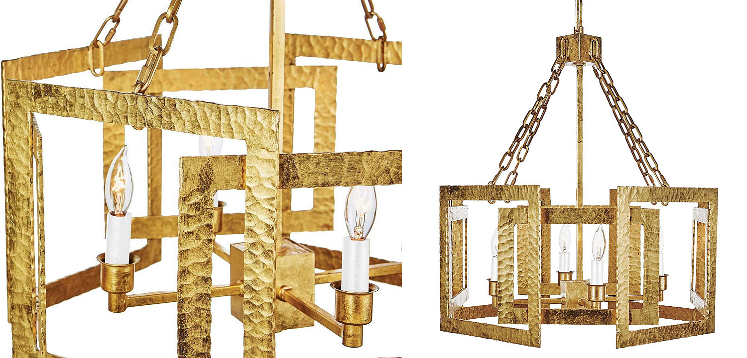 Люстра Textured Cage Pendant Lamp Gold Chandelier Люстра Textured Cage Pendant Lamp Gold Chandelier - Loft-Concept в Липецке