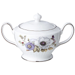 Чайный сервиз из фарфора с рисунком цветов на 6 персон 14 предметов Garden Whisper Porcelain Set  варинант исполнения - 4 | Loft Concept в Липецке