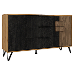 Комод с 3-мя ящиками и дверцей Stone Effect варинант исполнения - 2 | Loft Concept в Липецке