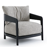 Кресло с каркасом из массива ясеня Deniaud Ash Grey Armchair варинант исполнения - 7 | Loft Concept в Липецке