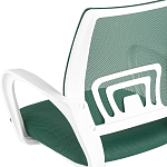 Офисное кресло с основанием из белого пластика Desk chairs Green варинант исполнения - 7 | Loft Concept в Липецке
