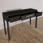 Элегантная Консоль Primo с выдвижным ящиком Темный орех варинант исполнения - 5 | Loft Concept в Липецке