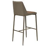 Стул барный с терракотовой обивкой из экокожи Spectacular High Chair варинант исполнения - 2 | Loft Concept в Липецке