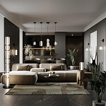 Торшер с прозрачным плафоном Jarrty варинант исполнения - 4 | Loft Concept в Липецке