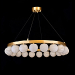 Люстра круглая с сферическими плафонами из натурального камня Phased Spheres варинант исполнения - 1 | Loft Concept в Липецке