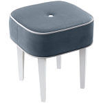 Квадратный мягкий пуф на белых ножках Winton Pouf Square варинант исполнения - 17 | Loft Concept в Липецке