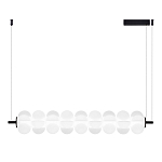 Светодиодный подвесной светильник линейный с белым воздушным плафоном Glowing Cloud варинант исполнения - 1 | Loft Concept в Липецке