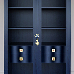 Дизайнерский шкаф витрина Elsa Dreams Blue с 4-мя ящиками варинант исполнения - 2 | Loft Concept в Липецке