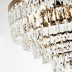 Люстра с прямоугольными хрустальными подвесками Lunet Crystal Rectangulars Chandelier 12 варинант исполнения - 2 | Loft Concept в Липецке