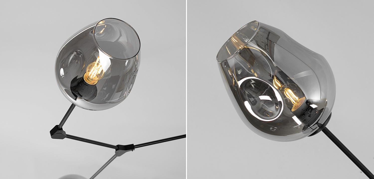 Люстра Branching Bubble Chandelier 7 Black Люстра Branching Bubble Chandelier 7 Black - Loft-Concept в Липецке