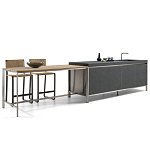 Летняя кухня из камня HELIOS Dada Engenereed Kitchen варинант исполнения - 14 | Loft Concept в Липецке