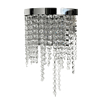 Бра Хром с каскадом сияющих кристаллов Shining Waterfall варинант исполнения - 1 | Loft Concept в Липецке