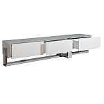 Тумба под телевизор со стеклянным фасадом Modern TumbvTV варинант исполнения - 2 | Loft Concept в Липецке